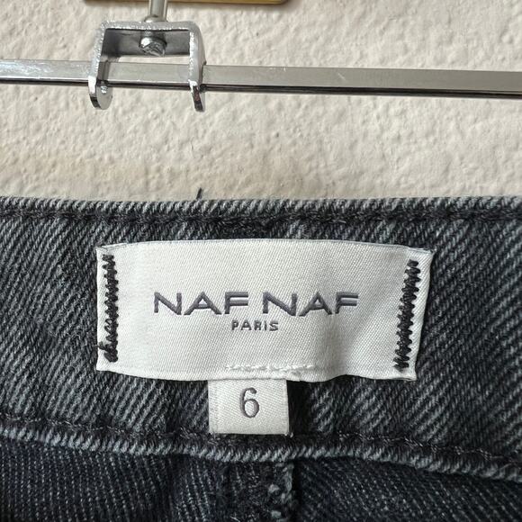 NAF NAF Paris Dark Gray High Waisted Mom Jeans Size 6 - Picture 5 of 8